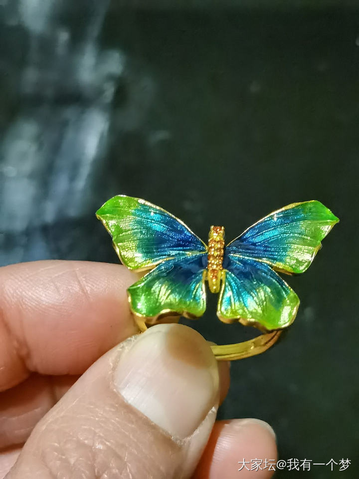 明天戴新戒指啦_戒指金