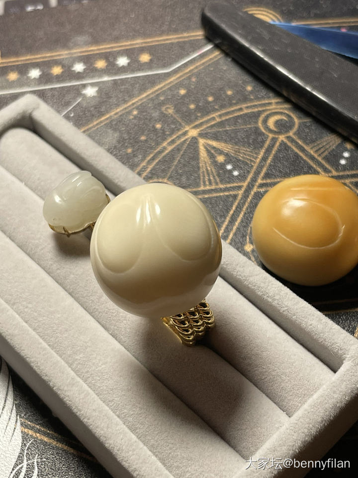 挑个小兔子做戒指_戒指有机宝石