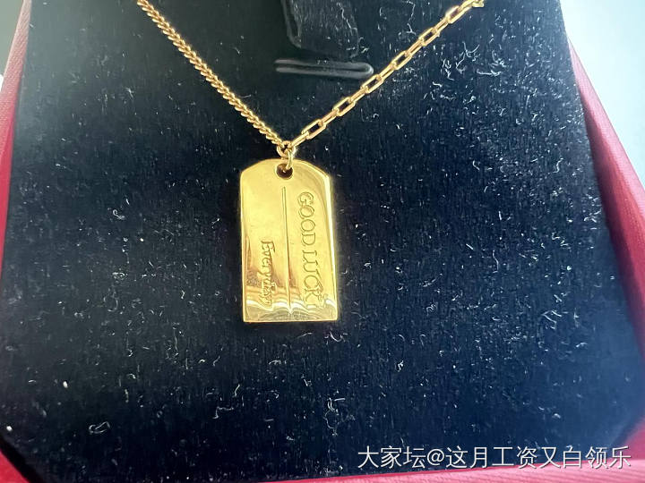 周大福Good Luck足金项链吊坠套链_金