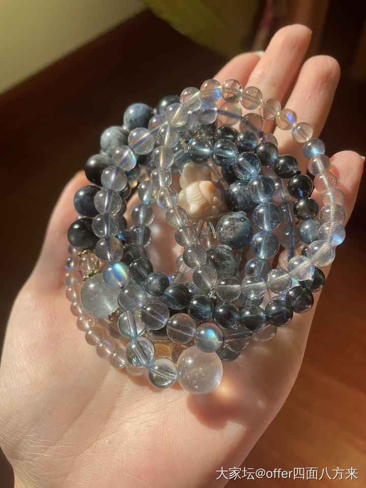 【坛友们来聊水晶～】好像捧了一掬月光_水晶