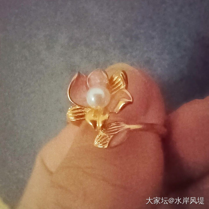 荷花戒指_戒指金