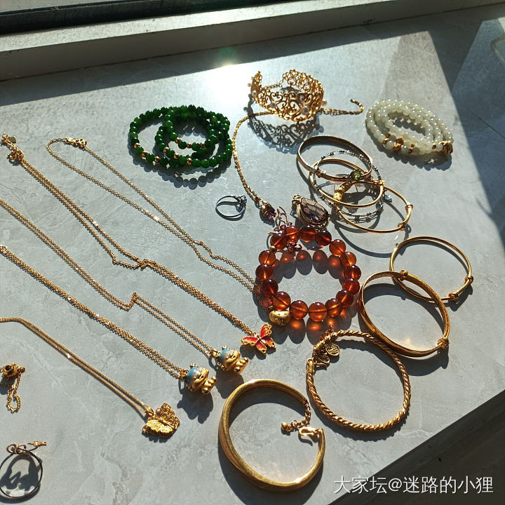 无聊可以摆弄首饰～_珠串首饰