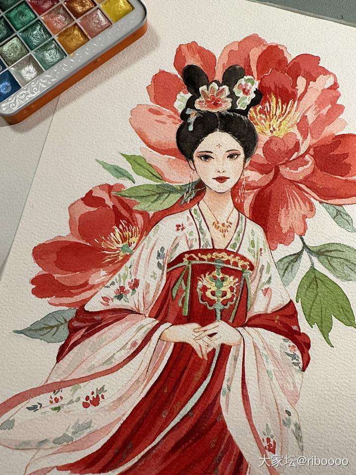 春节没事画画画吧。_手绘闲聊