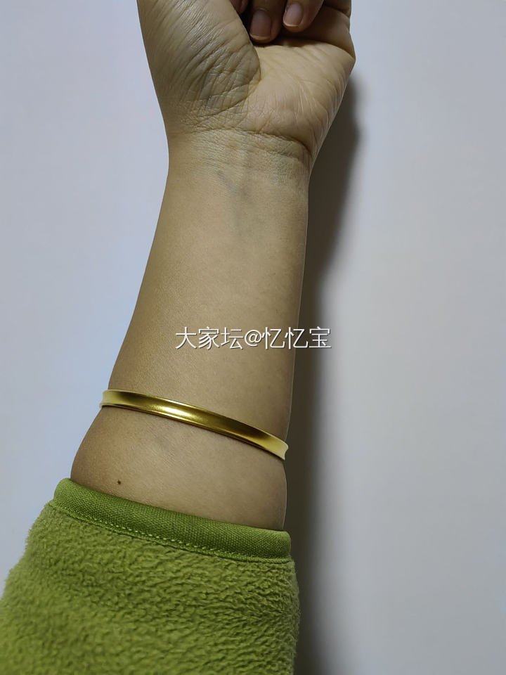 这样子算太大了吗？_手镯金