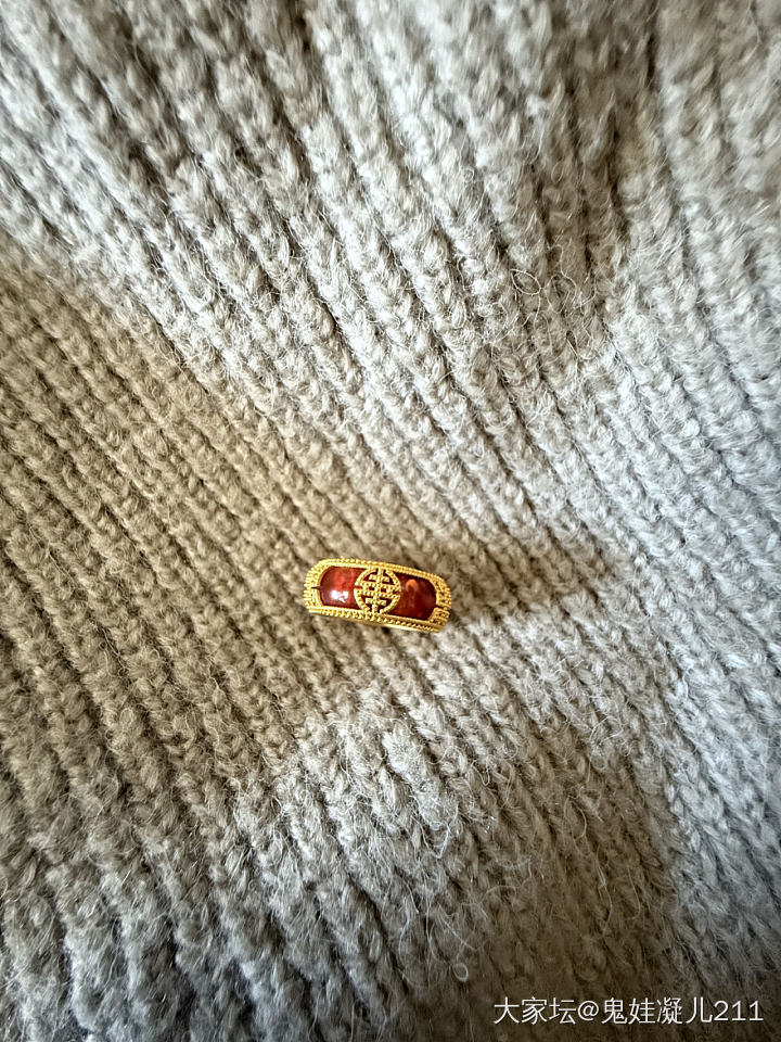 遇到真爱_戒指银金