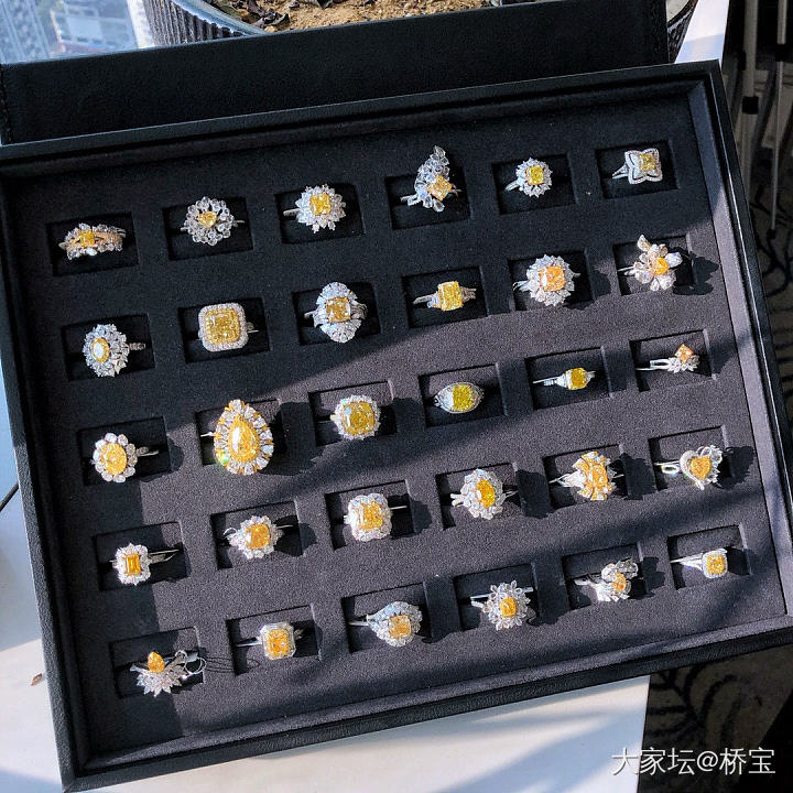 彩钻大合集 喜欢圈圈⭕️_彩色宝石