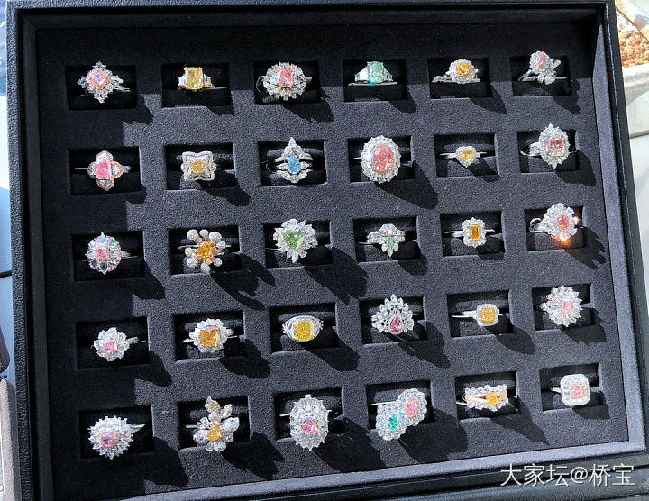 彩钻大合集 喜欢圈圈⭕️_彩色宝石