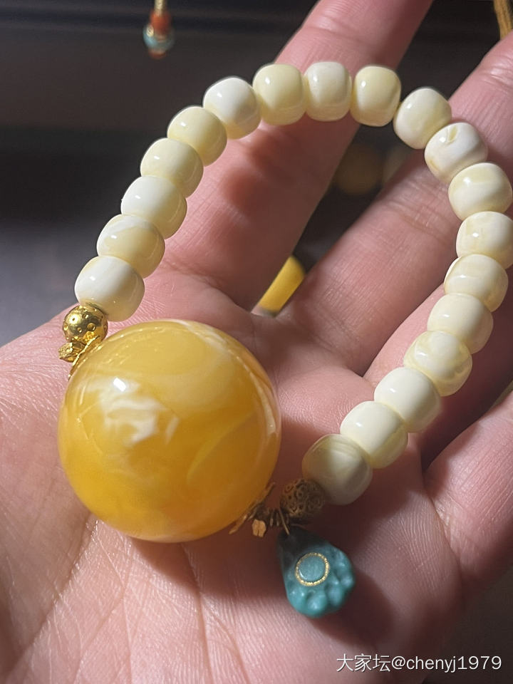 蜜蜡设计款_松石琥珀蜜蜡