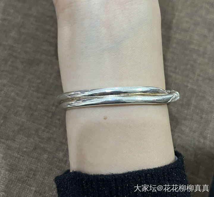 南记藤蔓松麻_手镯银