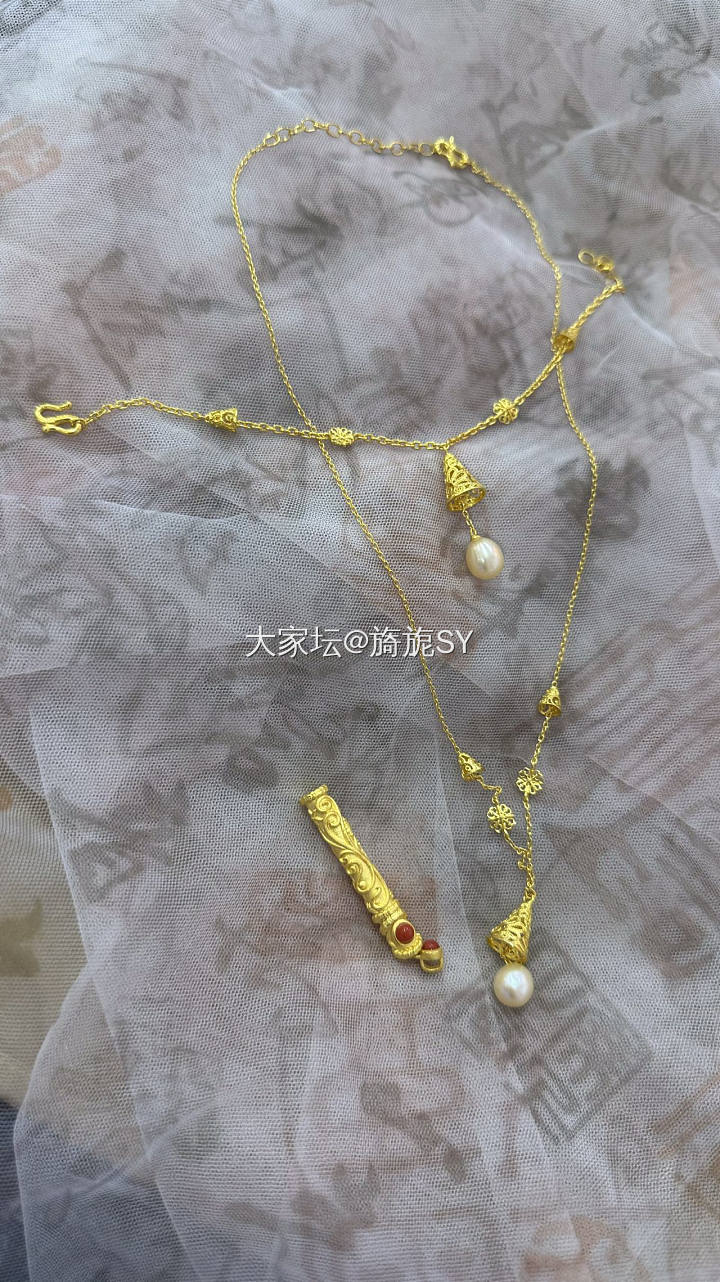 周大福锦绣中华系列项链手链_金