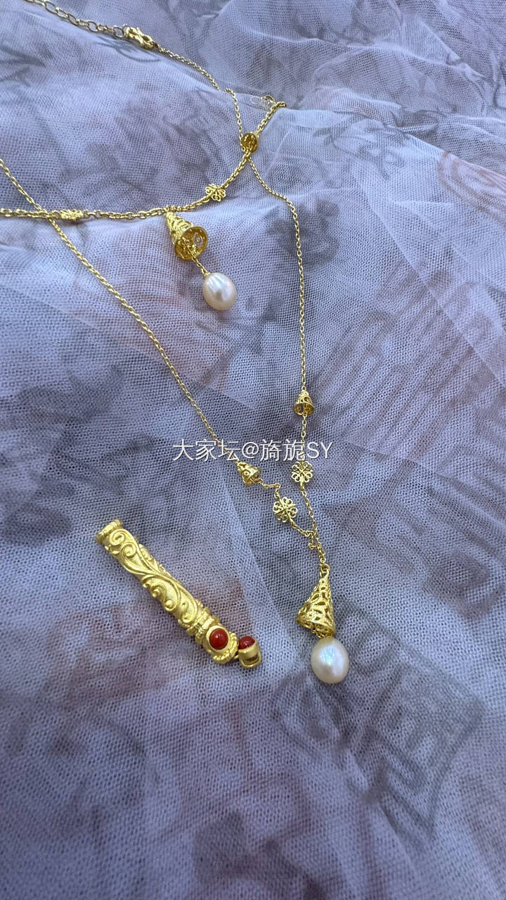 周大福锦绣中华系列项链手链_金