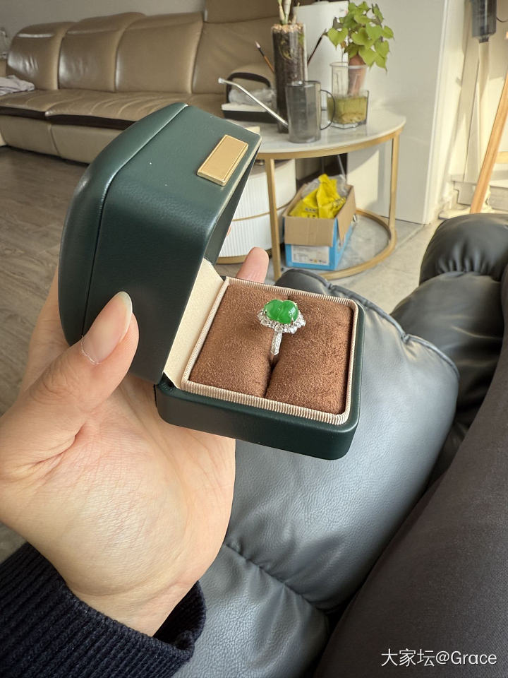 肥葫芦肥葫芦 是不是得改个豪镶啦_戒指翡翠