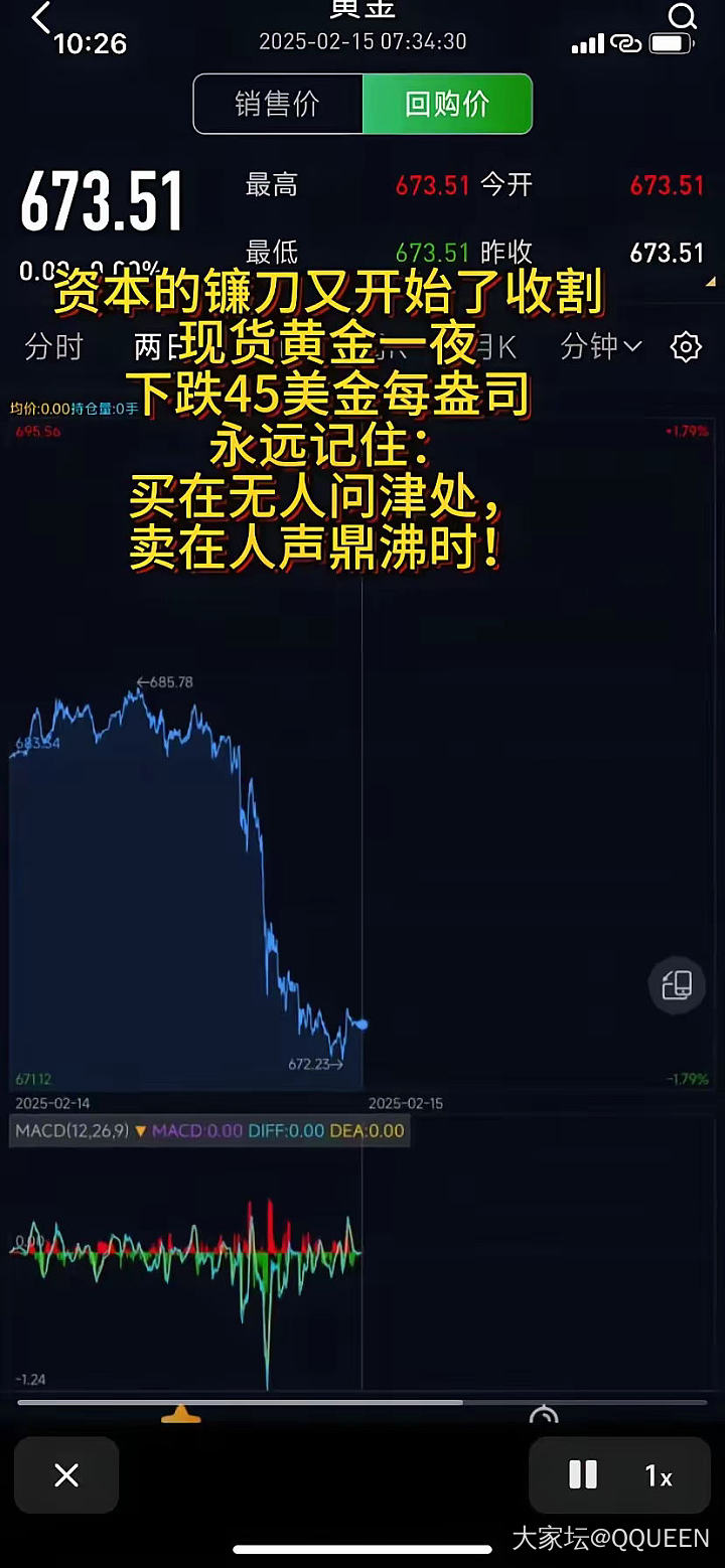 686克价的金条，下单么_金