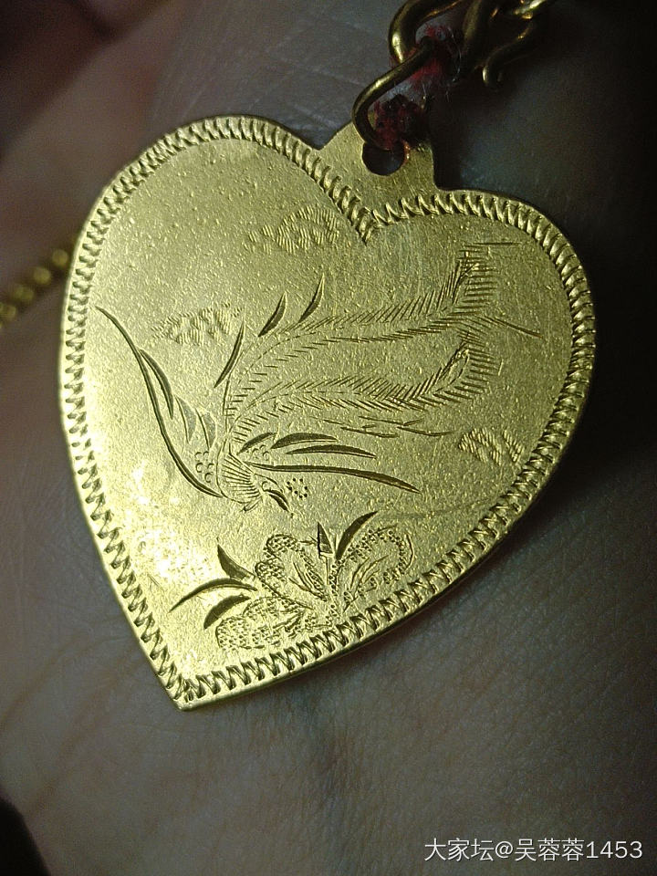 妈妈的金鸡心锁片_金