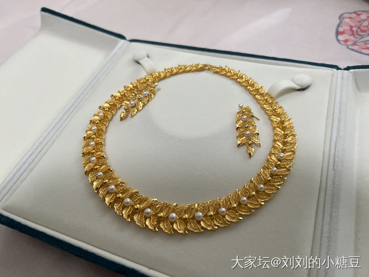 麦穗耳钉_金