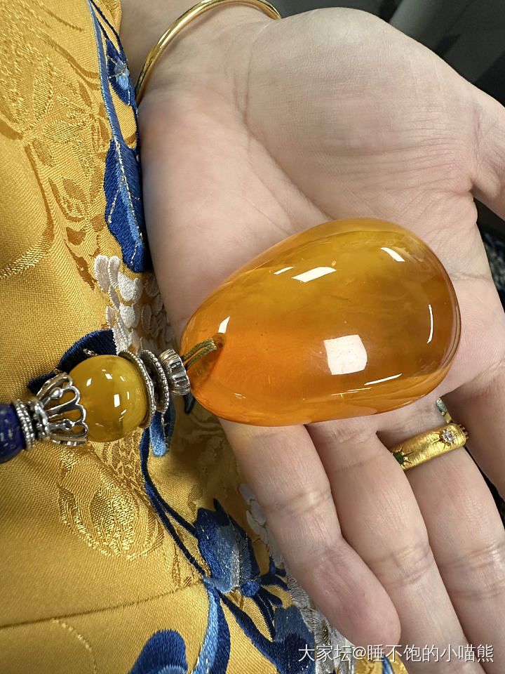 😭我得坠坠融化了_琥珀蜜蜡