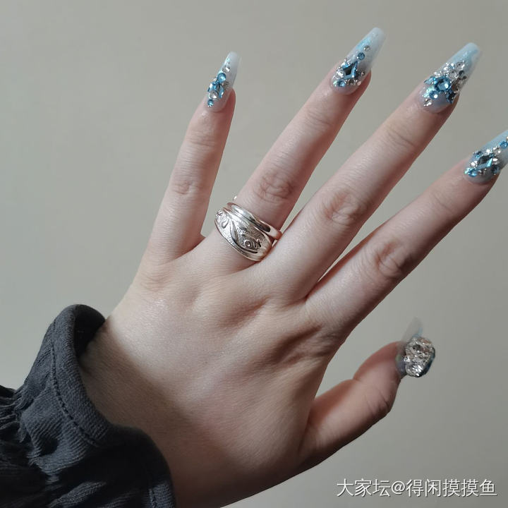 吉祥双尖_手饰银