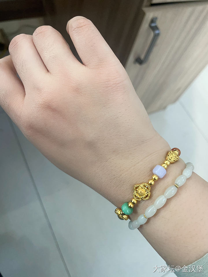 黄金和翡翠就是绝配！！_搭配翡翠金