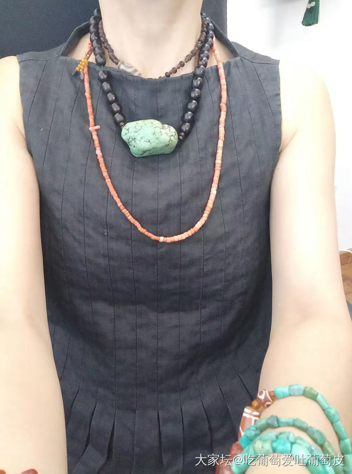 越来越发现绿松的美_松石
