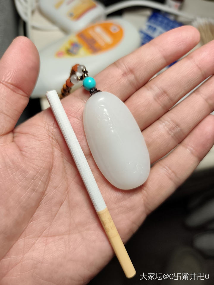 和田玉（羊脂）武财神一枚_和田玉