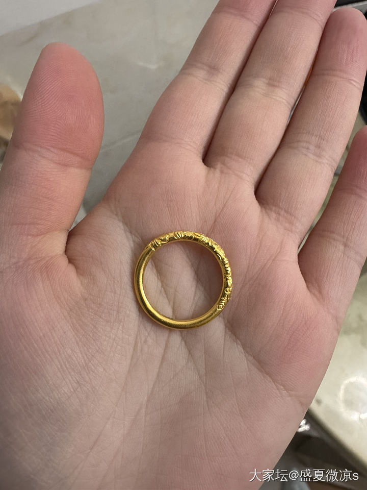 樱花戒指收到啦_金