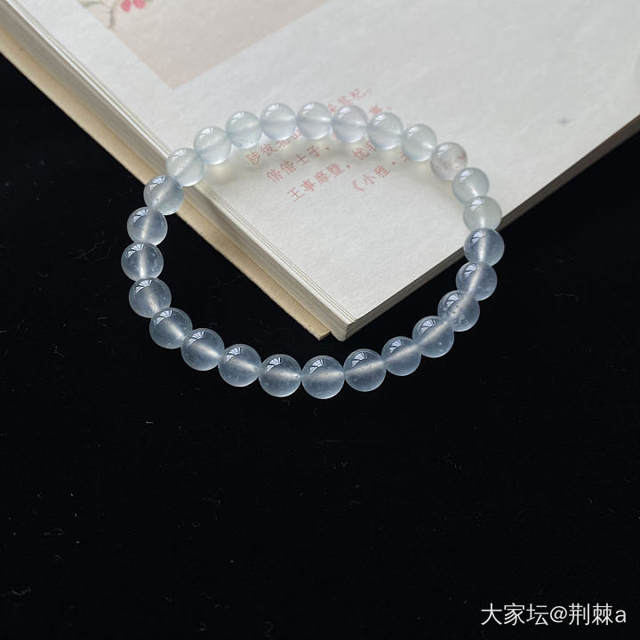 这玻璃冰的手串儿也太好看了吧_首饰