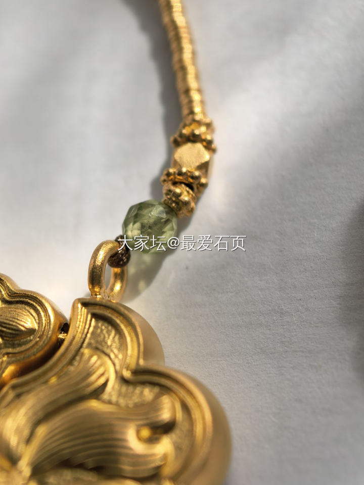 你们也会担心吊坠掉落丢失吗？_手工diy金
