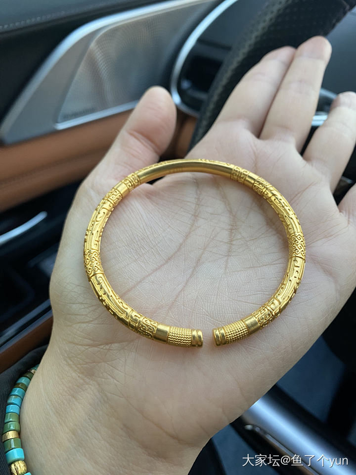 青铜纹手镯_手镯金