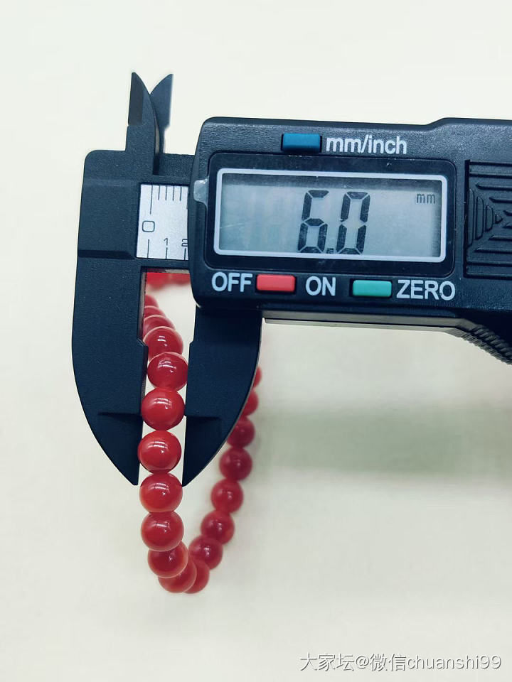 阿卡珊瑚圆珠 6mm_有机宝石