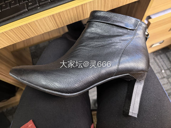 转9成新35码小牛皮靴子（适今34的脚，在办公室穿了1小时）_品味