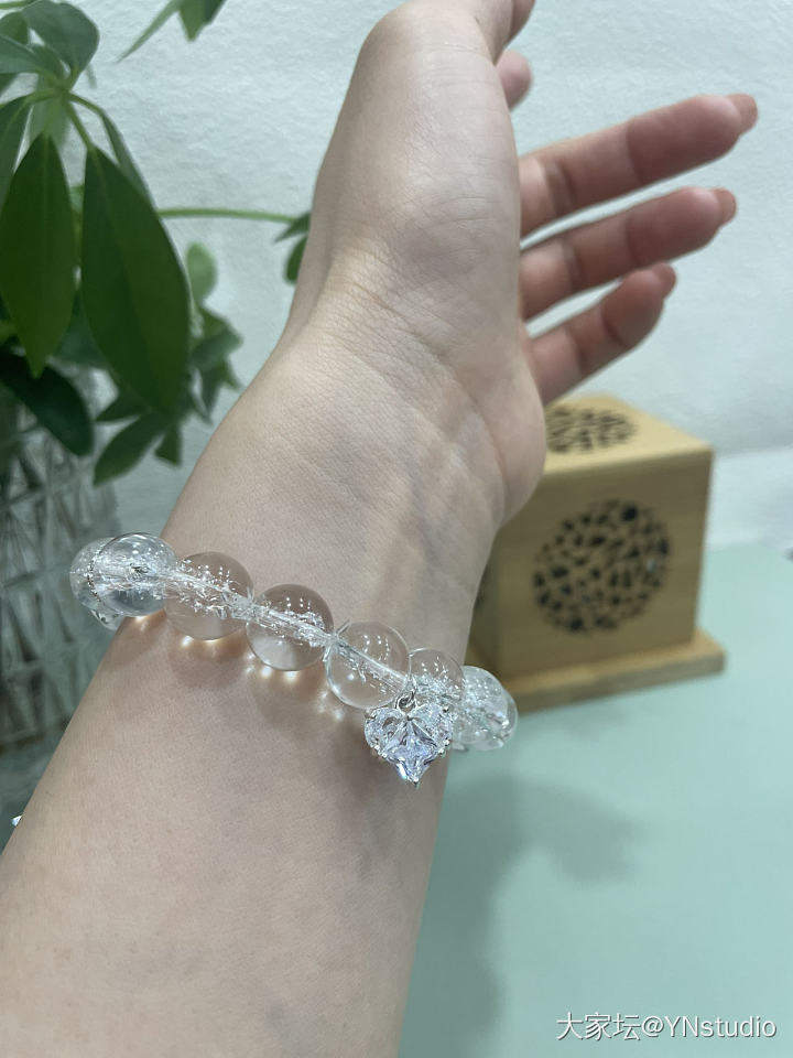 享受穿珠的过程，很治愈_水晶