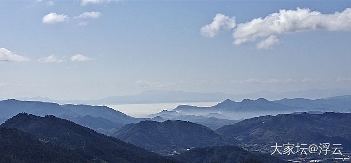 残雪消融的天姥山_旅游