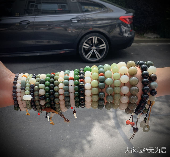 今日无穿搭，晒晒左手吧_松石金