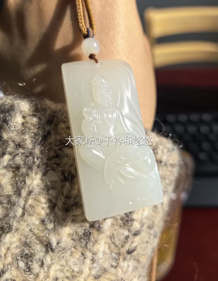 又见观音牌_牌子和田玉