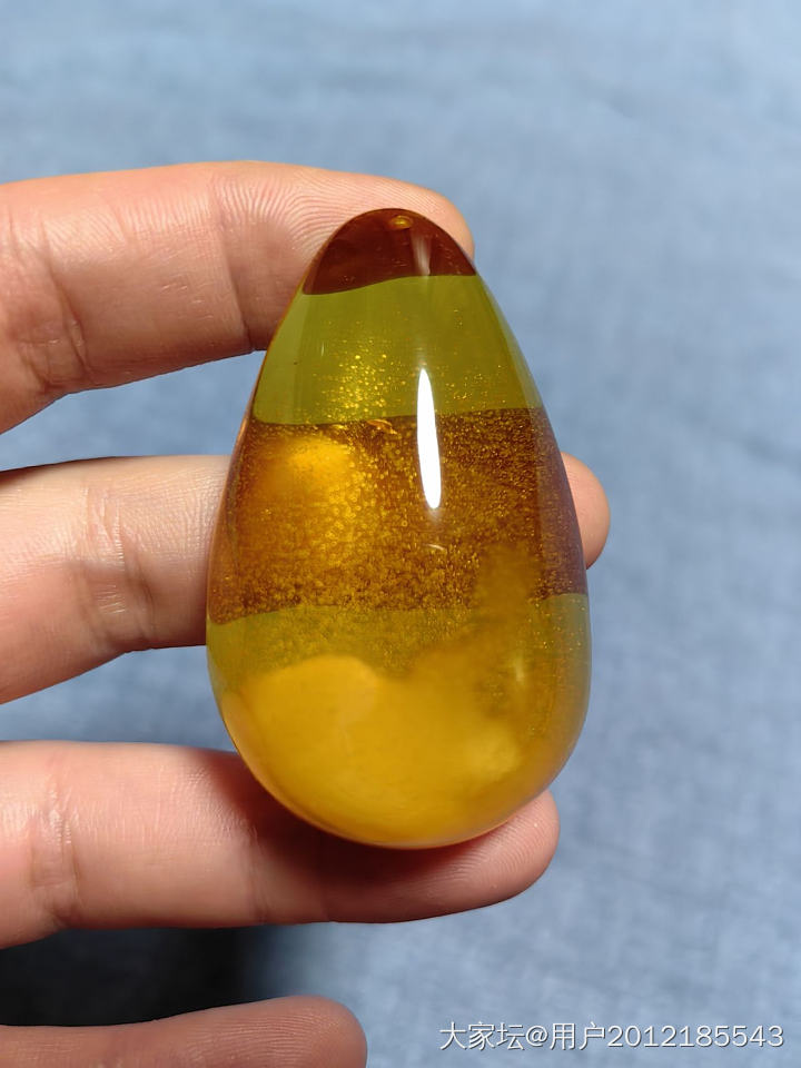 请教，这种算有蜡质嘛？实在不懂_琥珀蜜蜡