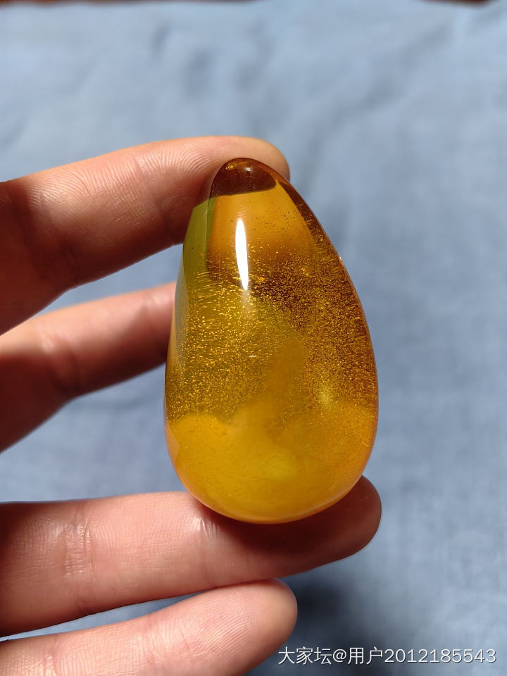 请教，这种算有蜡质嘛？实在不懂_琥珀蜜蜡