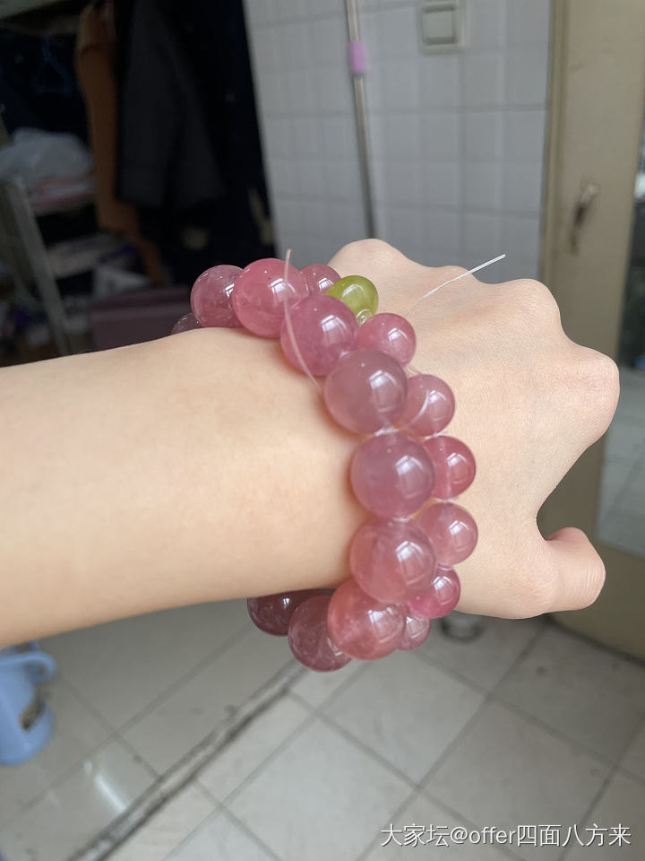 存图 极品老矿马粉们_珠串粉晶