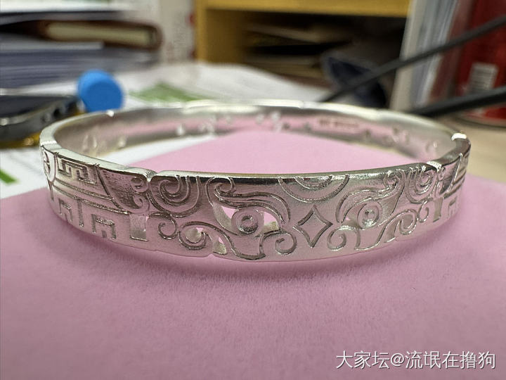 入了个银镯儿_手镯银
