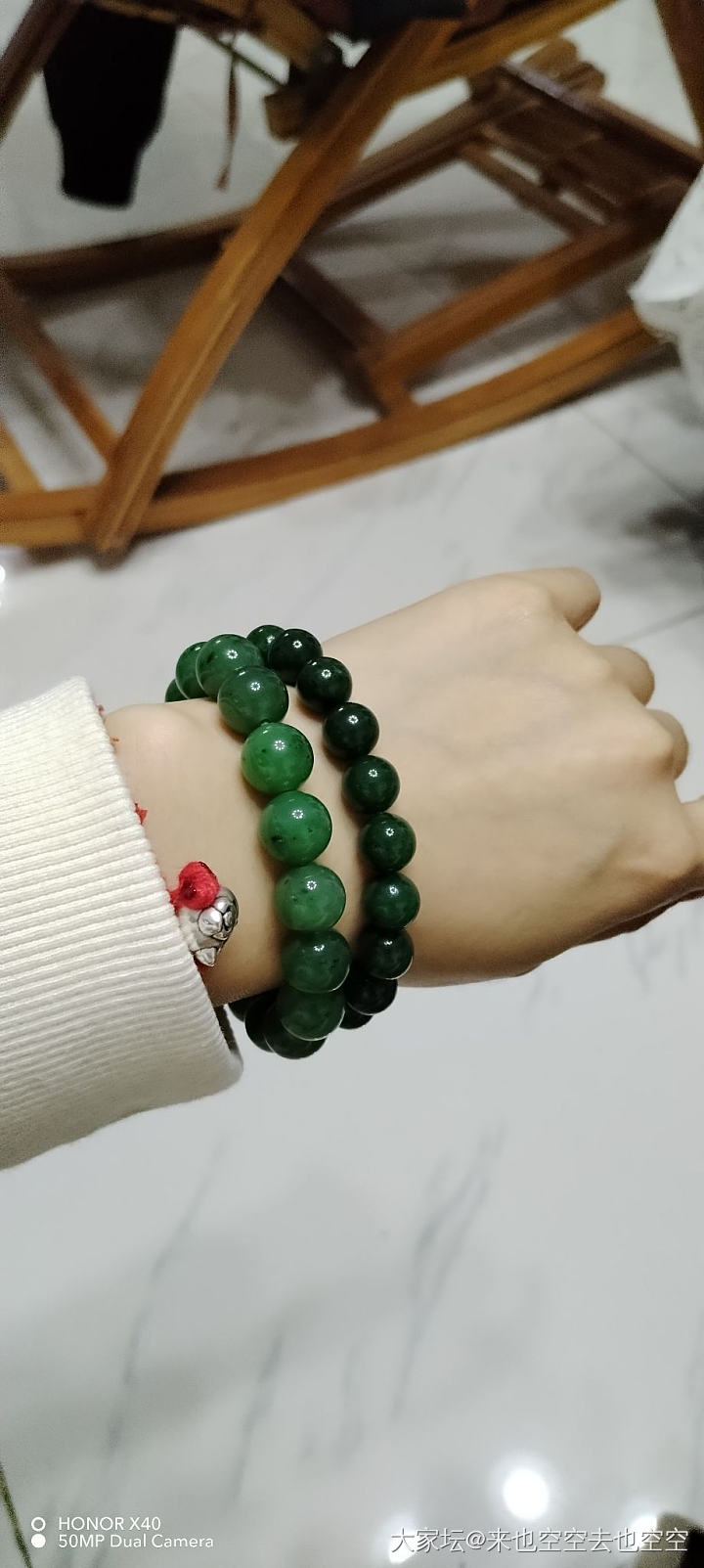 碧玉手串_和田玉