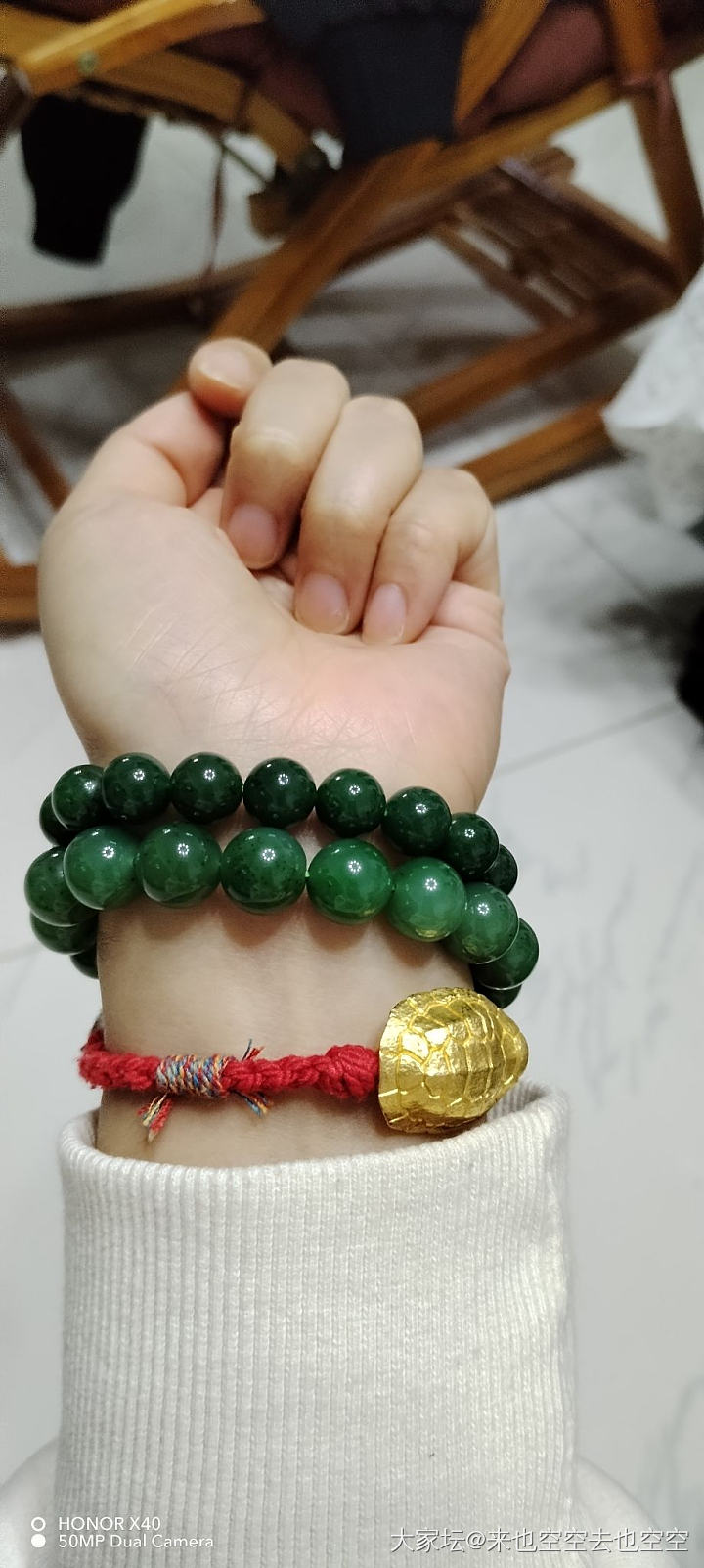 碧玉手串_和田玉