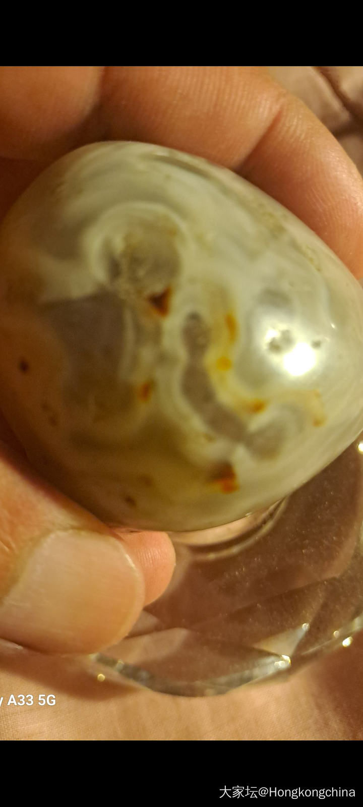 石友能看到这块玛瑙肉图象什麼？_玉髓玛瑙