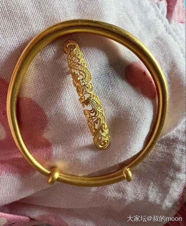足金贴花手镯贴花会容易掉吗_手镯金