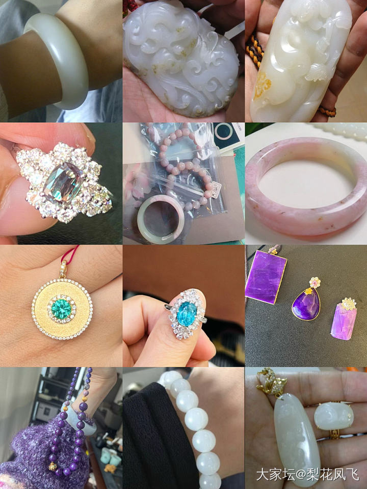 最爱的红绿蓝紫粉白们_名贵宝石