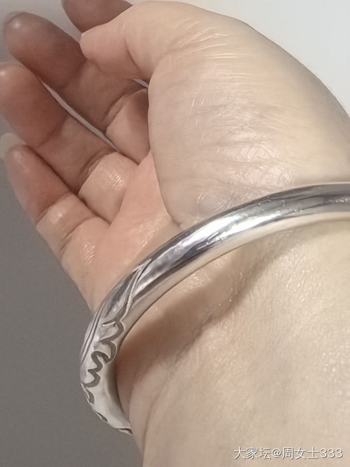 豪朴。。。_手镯银