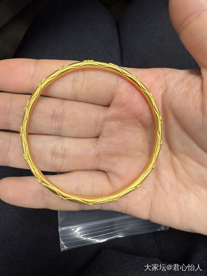 福利金手镯到了_金