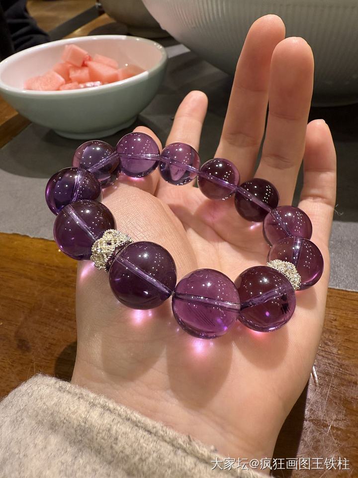 阳光和紫水晶是好朋友_珠串紫水晶水晶