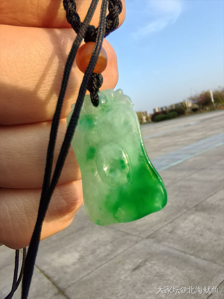 春日绿 晒出霉_翡翠