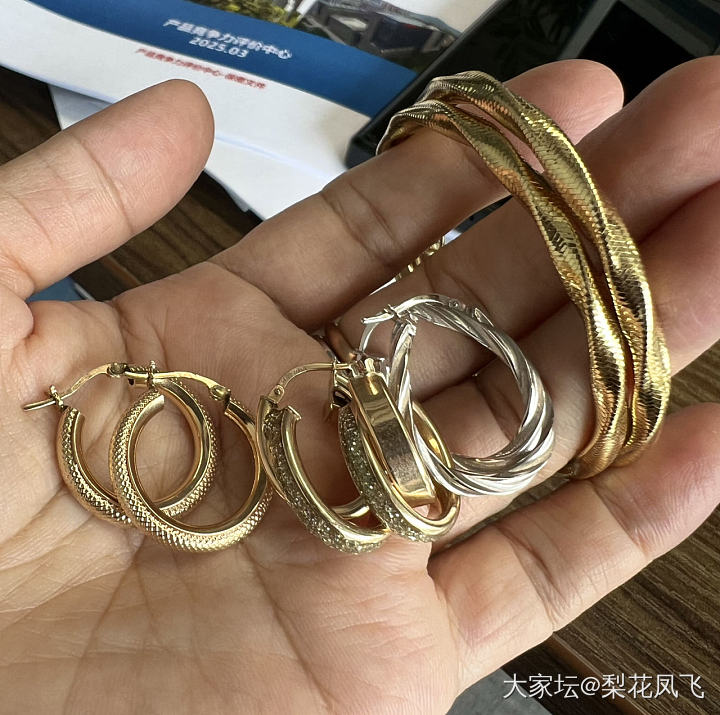 新坑_耳饰金