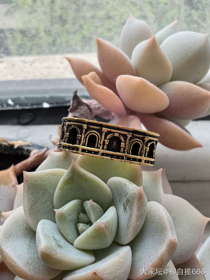 酷酷的四方戒，另一种美❤️_戒指金
