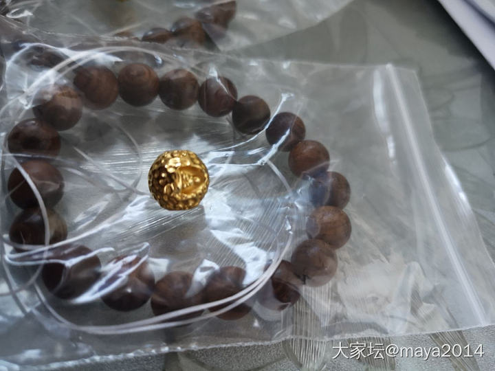 上周买的金一起到了！_金